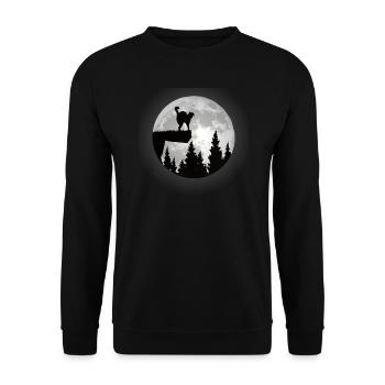 Cat Friend, Cadeau d’accessoires pour chat - Sweat-shirt Unisexe - noir - Devant - Alina (178cm) & Michal (187cm)