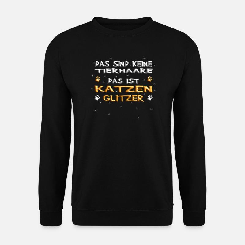 Katzenfreund, Katzenzubehör Geschenk - Unisex Pullover - Schwarz