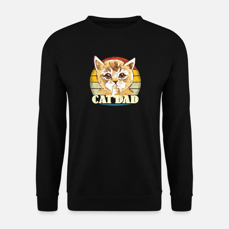 Katzenfreund, Katzenzubehör Geschenk - Unisex Pullover - Schwarz