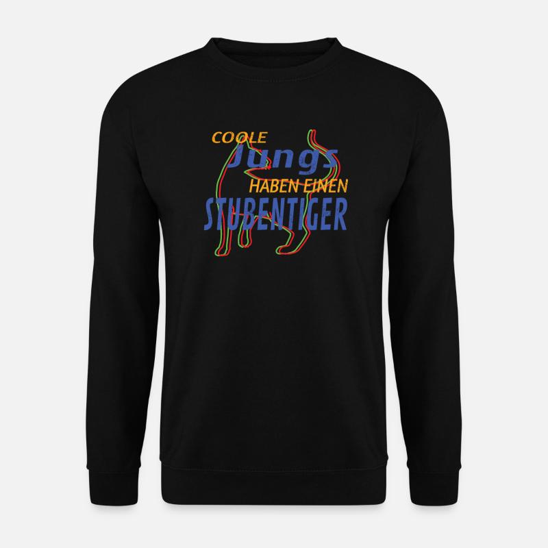 Katzenfreund, Katzenzubehör Geschenk - Unisex Pullover - Schwarz