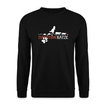 Cat Friend, Cadeau d’accessoires pour chat - Sweat-shirt Unisexe - noir - Devant - Alina (178cm) & Michal (187cm)