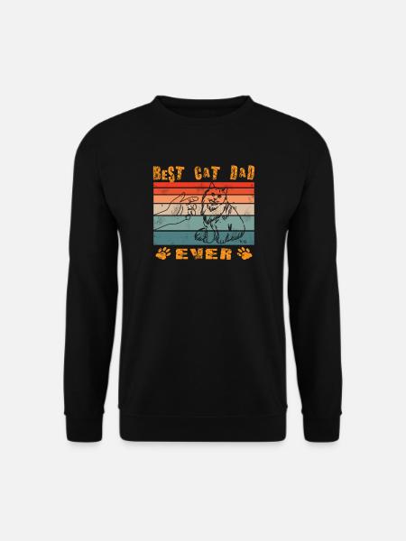 Katzenfreund, Katzenzubehör Geschenk - Unisex Pullover - Schwarz