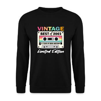 Best of 2003 - 21st Anniversary Limited Edition - Sweat-shirt Unisexe - noir - Devant - Alina (178cm) & Michal (187cm)