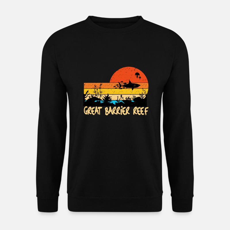 Great Barrier Reef - Unisex Sweatshirt - black