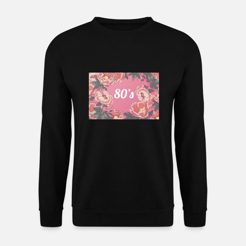 80er Jahre - Unisex Pullover - Schwarz