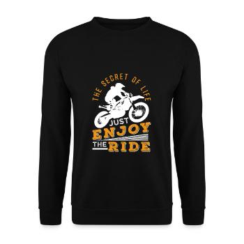 Motocross - Sweat-shirt Unisexe - noir - Devant - Alina (178cm) & Michal (187cm)