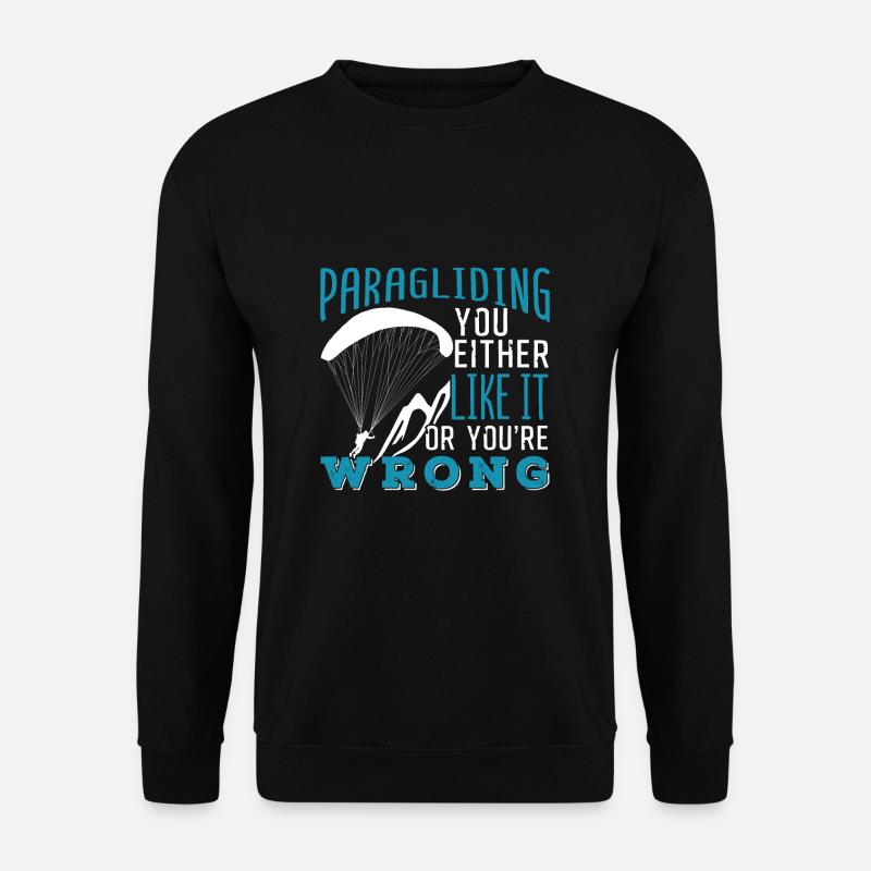 Paragliding - Unisex Sweatshirt - black