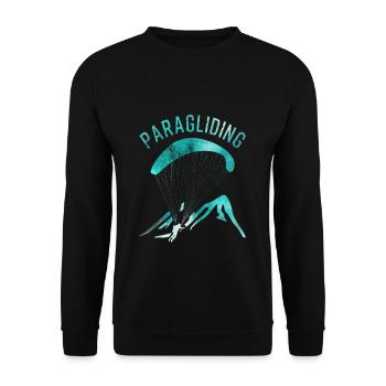Paragliding - Sweat-shirt Unisexe - noir - Devant - Alina (178cm) & Michal (187cm)