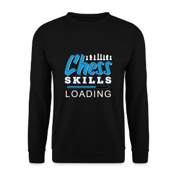 Chess - Unisex Sweatshirt - black - Front - Alina (178cm) & Michal (187cm)