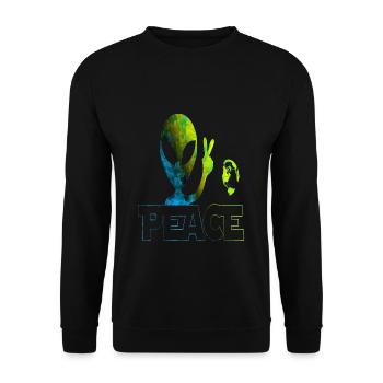 Aliens - Sweat-shirt Unisexe - noir - Devant - Alina (178cm) & Michal (187cm)