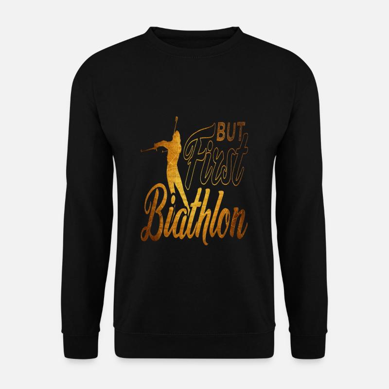 Biathlon - Unisex Pullover - Schwarz