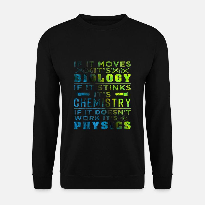 Biologie - Unisex Pullover - Schwarz