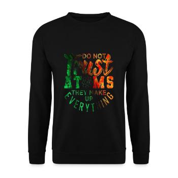 Chemie - Unisex Pullover - Schwarz - Vorne - Alina (178cm) & Michal (187cm)