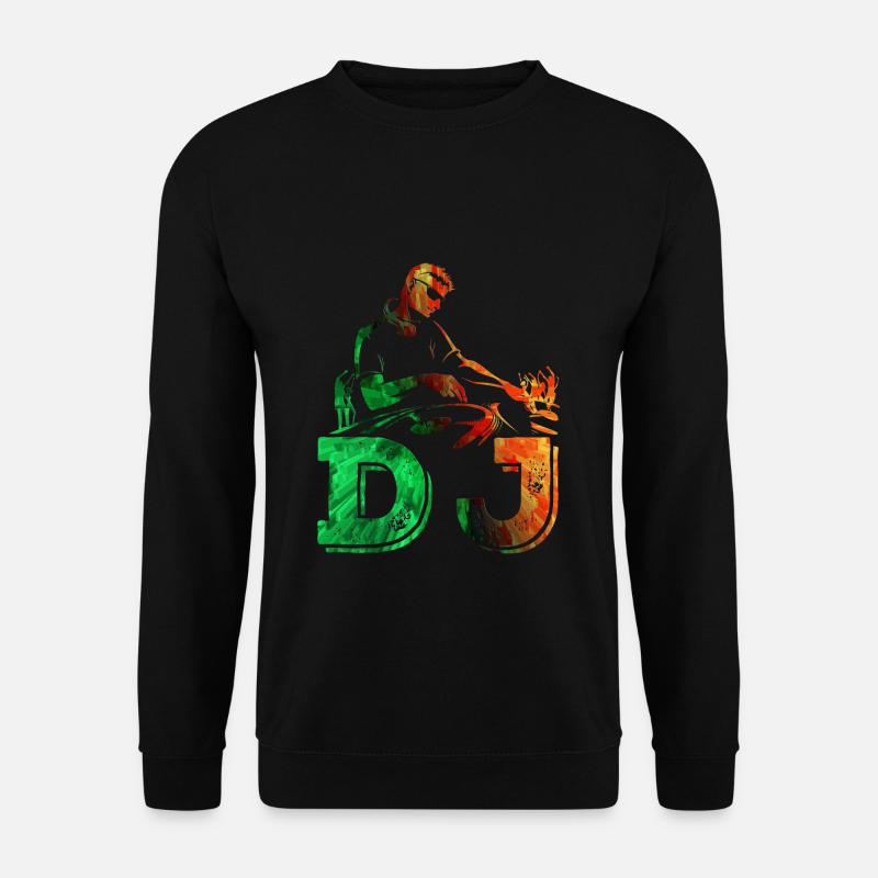 Dj - Unisex Pullover - Schwarz
