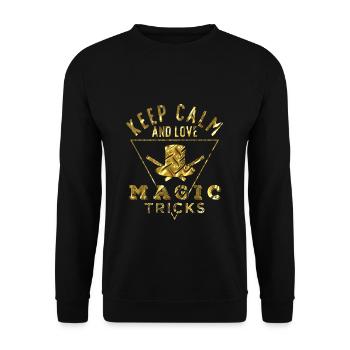 Magie - Unisex Pullover - Schwarz - Vorne - Alina (178cm) & Michal (187cm)