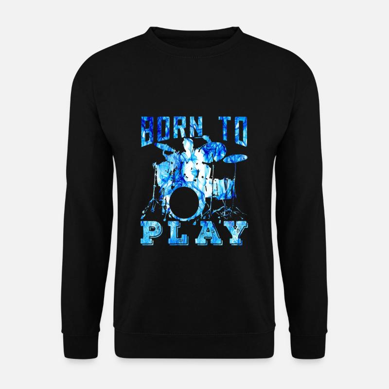 Schlagzeug - Unisex Pullover - Schwarz