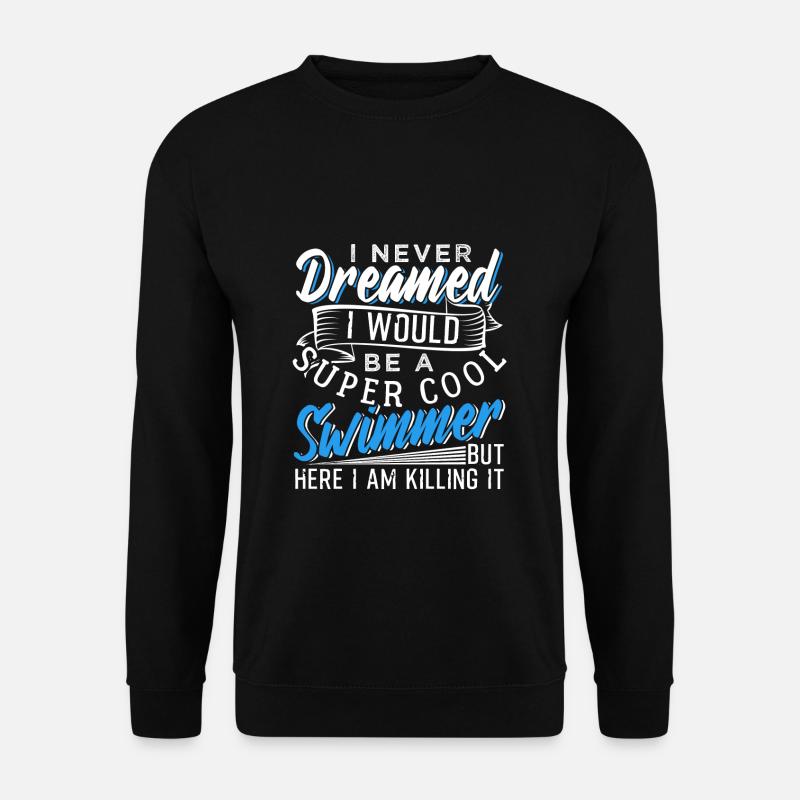 Swim - Unisex Sweatshirt - black