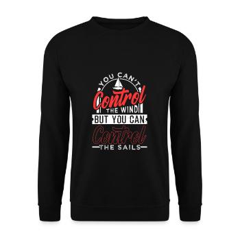 Voile - Sweat-shirt Unisexe - noir - Devant - Alina (178cm) & Michal (187cm)