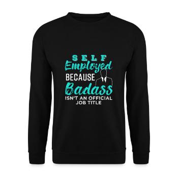 Indépendant - Sweat-shirt Unisexe - noir - Devant - Alina (178cm) & Michal (187cm)