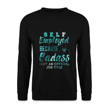 Indépendant - Sweat-shirt Unisexe - noir - Devant - Alina (178cm) & Michal (187cm)