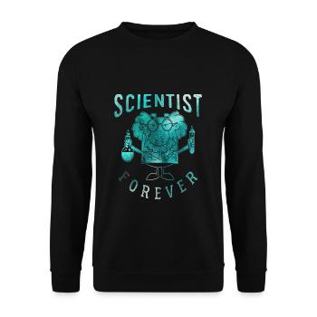 Scientifiques - Sweat-shirt Unisexe - noir - Devant - Alina (178cm) & Michal (187cm)