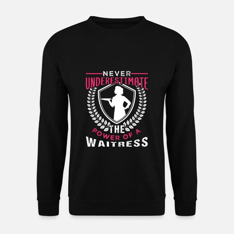 Kellnerin - Unisex Pullover - Schwarz