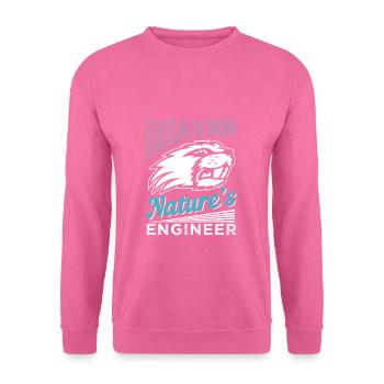 Beaver - Unisex Sweatshirt - pink - Front