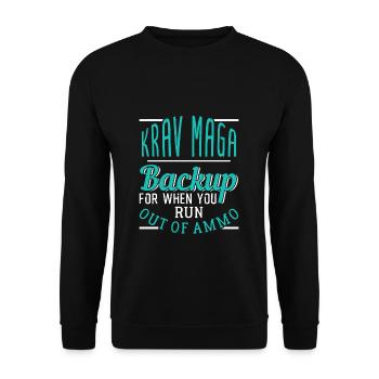 Krav Maga - Sweat-shirt Unisexe - noir - Devant - Alina (178cm) & Michal (187cm)