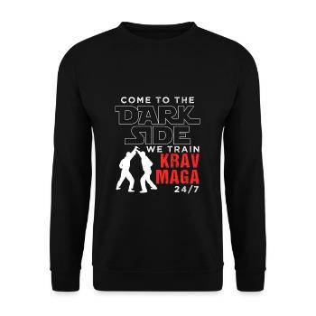 Krav Maga - Sweat-shirt Unisexe - noir - Devant - Alina (178cm) & Michal (187cm)