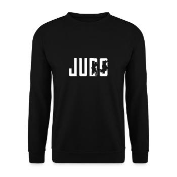 Judo - Unisex Pullover - Schwarz - Vorne - Alina (178cm) & Michal (187cm)