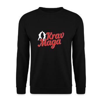Krav Maga - Sweat-shirt Unisexe - noir - Devant - Alina (178cm) & Michal (187cm)