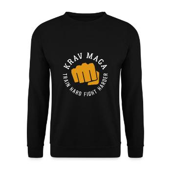 Krav Maga - Sweat-shirt Unisexe - noir - Devant - Alina (178cm) & Michal (187cm)
