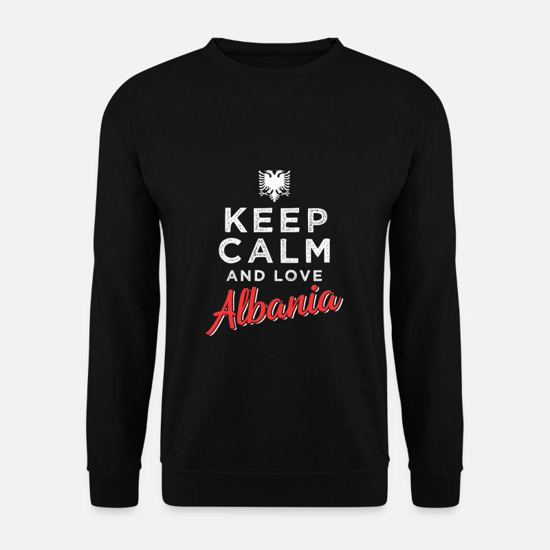 Albanien - Unisex Pullover - Schwarz