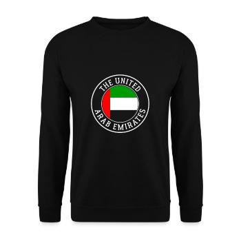 Arabische Emirate - Unisex Pullover - Schwarz - Vorne - Alina (178cm) & Michal (187cm)