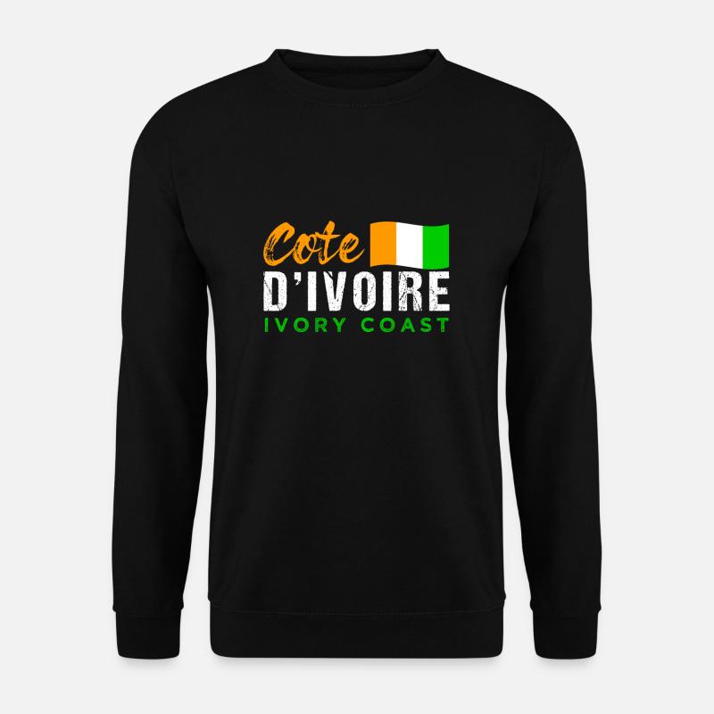 Ivory Coast - Unisex Sweatshirt - black