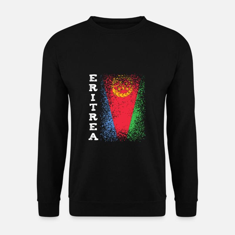 Eritrea Flagge - Unisex Pullover - Schwarz