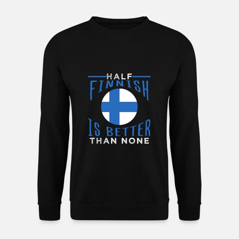 Finnland - Unisex Pullover - Schwarz