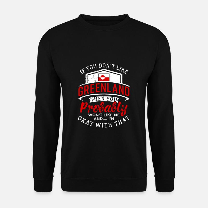 Grönland - Unisex Pullover - Schwarz