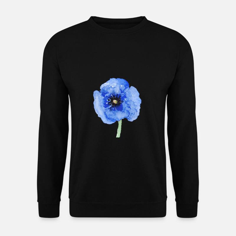 Blume - Unisex Pullover - Schwarz