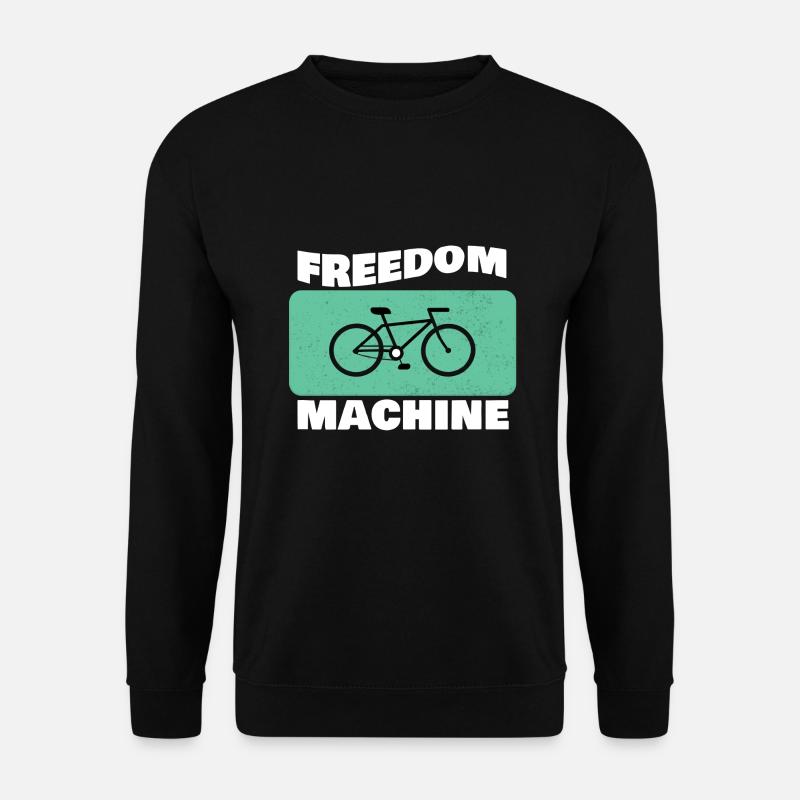 FREEDOM MACHINE Fahrrad - Unisex Pullover - Schwarz