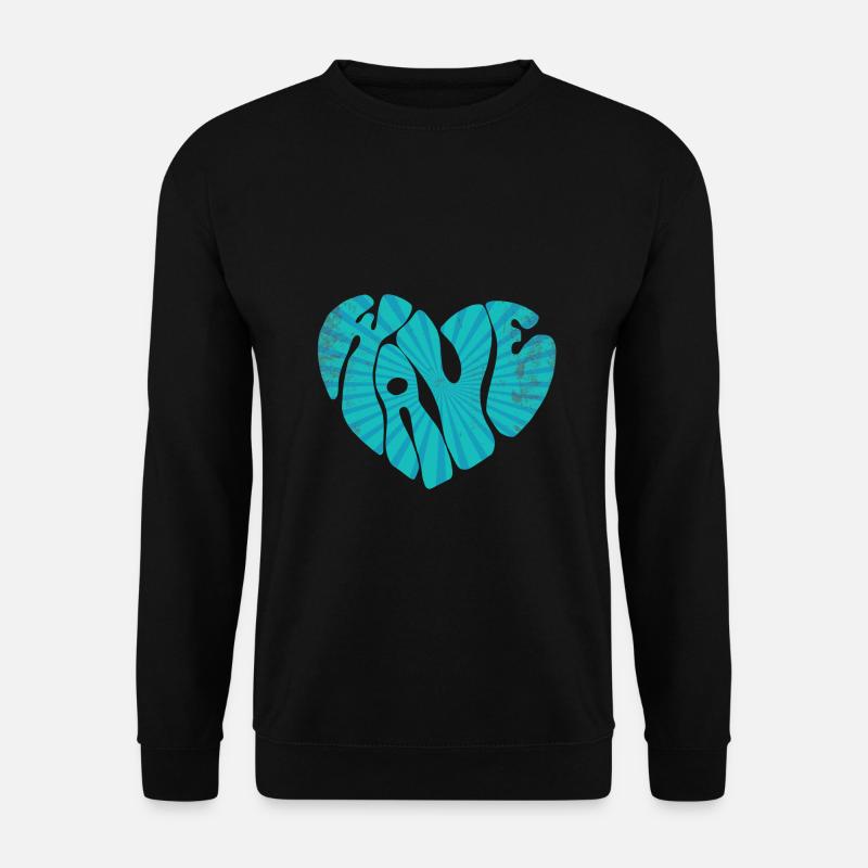 Wave - Unisex Sweatshirt - black