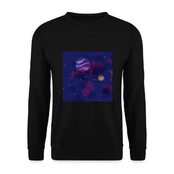 Mars - Unisex Pullover - Schwarz - Vorne - Alina (178cm) & Michal (187cm)