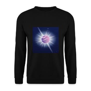 Jupiter - Sweat-shirt Unisexe - noir - Devant - Alina (178cm) & Michal (187cm)