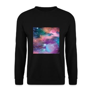 Mercury - Unisex Sweatshirt - black - Front - Alina (178cm) & Michal (187cm)