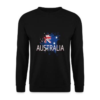 Australia - Unisex Pullover - Schwarz - Vorne - Alina (178cm) & Michal (187cm)