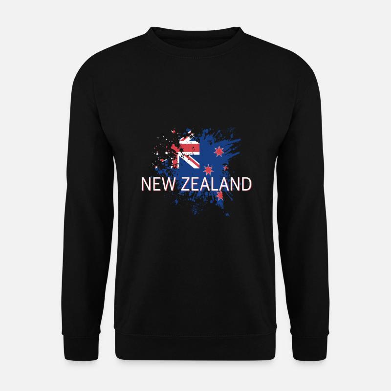 New Zealand - Unisex Pullover - Schwarz