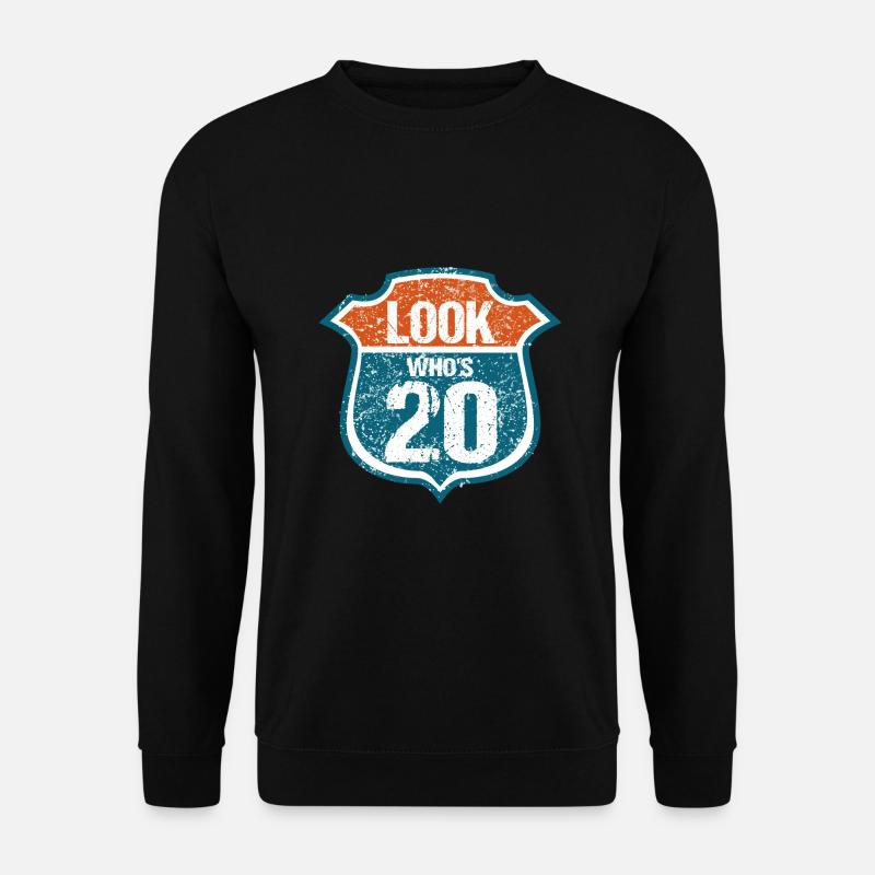 Look who's 20 - Unisex Pullover - Schwarz