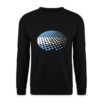 Drapeau de l’Argentine Amérique du Sud Drapeau de l’Argentine - Sweat-shirt Unisexe - noir - Devant - Alina (178cm) & Michal (187cm)