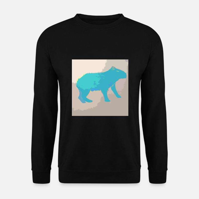 Strolling Capy - Unisex Sweatshirt - black