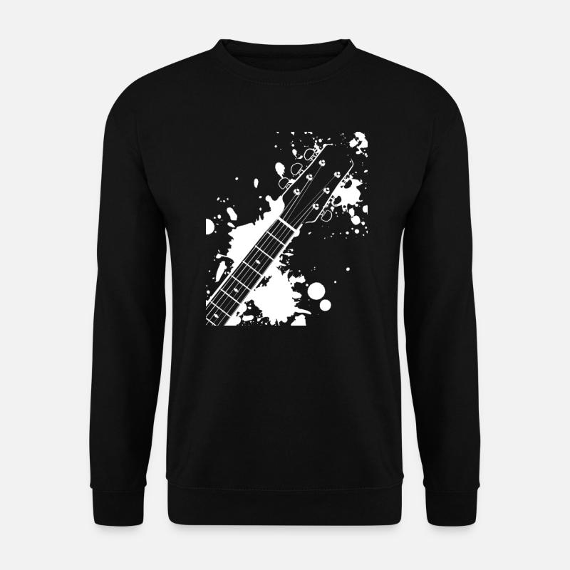 Splash Gitarre - Unisex Pullover - Schwarz